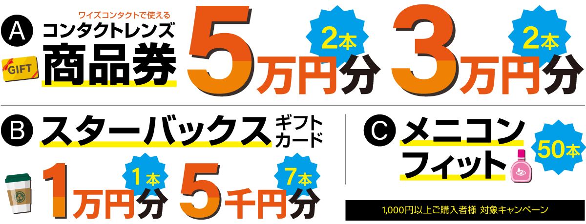 プレゼント賞品